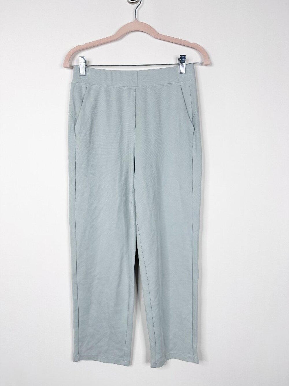 NWT OGL Sandwashed Mid Rise Pull-on Tapered Pants w/ Pockets Smoked Blue #A1999 - Picture 6 of 15